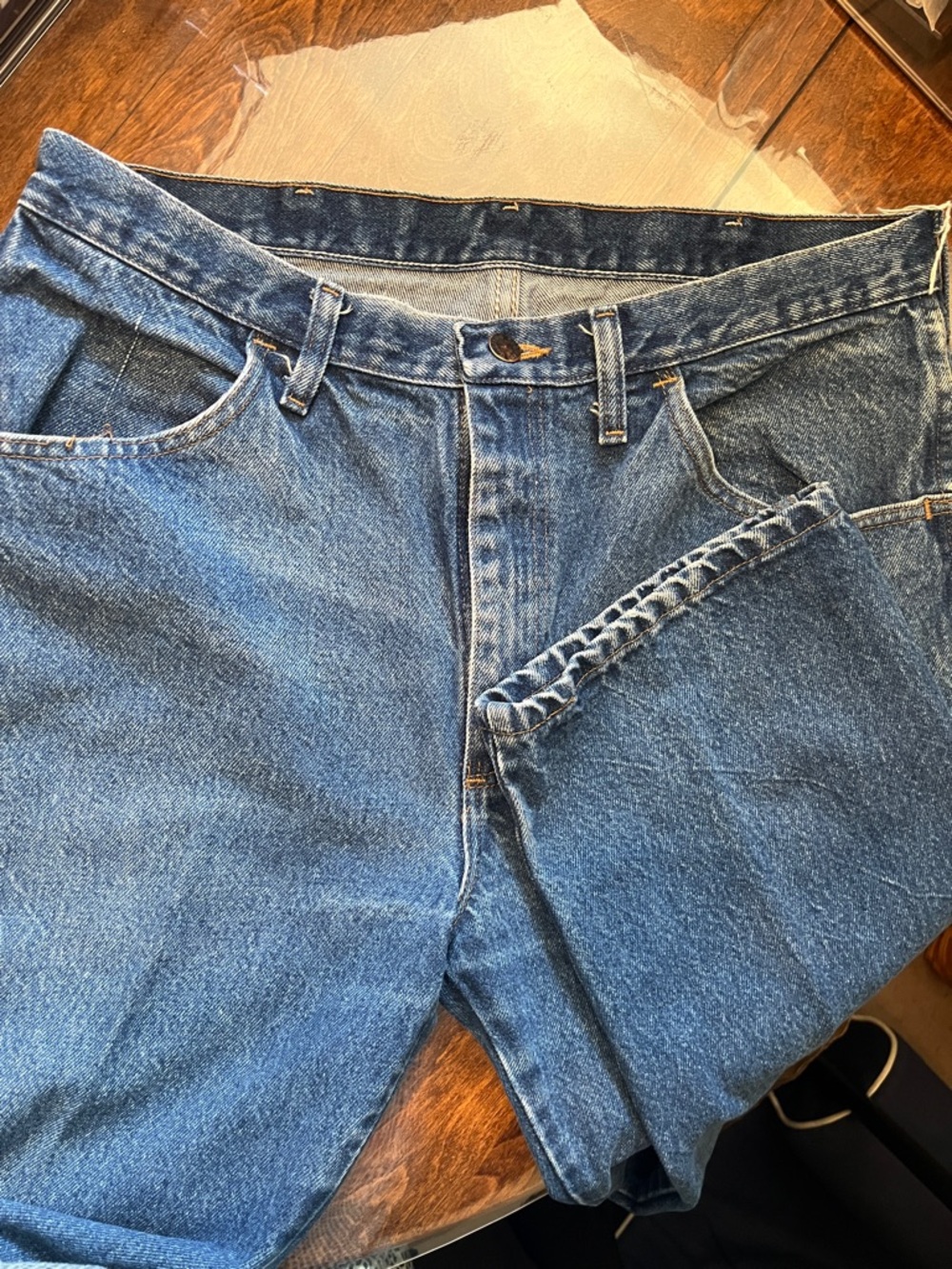 Wrangler RUSTLER Classic Men's Blue Denim Jeans